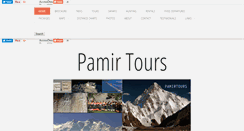 Desktop Screenshot of pamirtours.pk