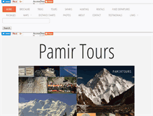 Tablet Screenshot of pamirtours.pk